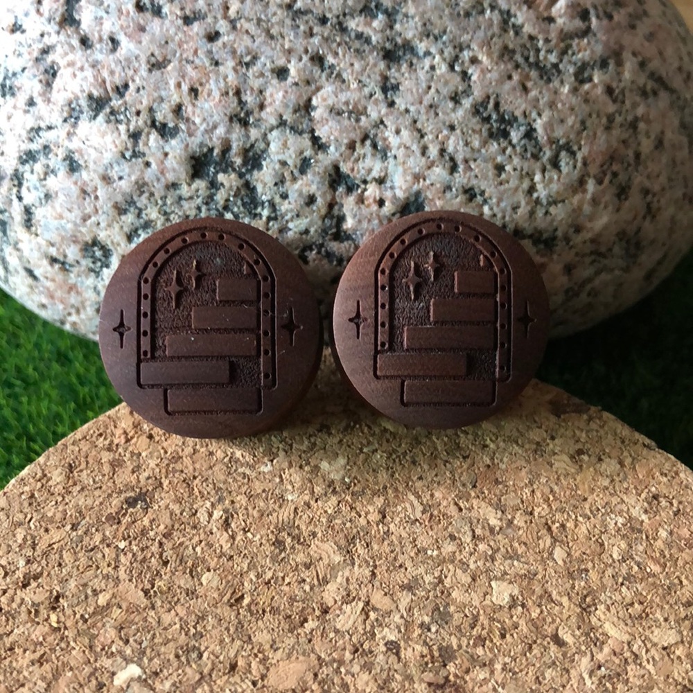 Stairway to Infinity Wooden Plugs